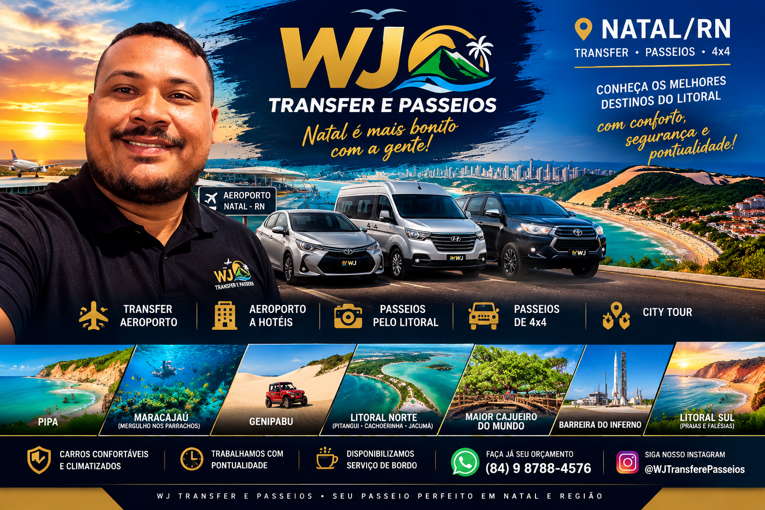 Capa WJ Transfer e Passeios