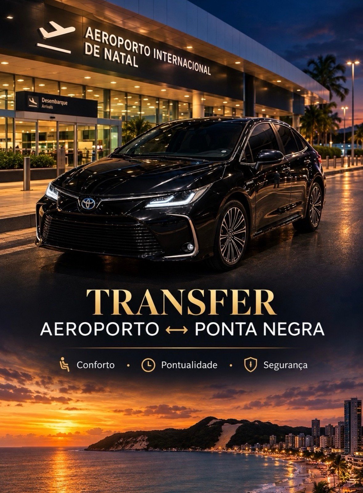 Transfer Aeroporto de Natal ↔ Natal